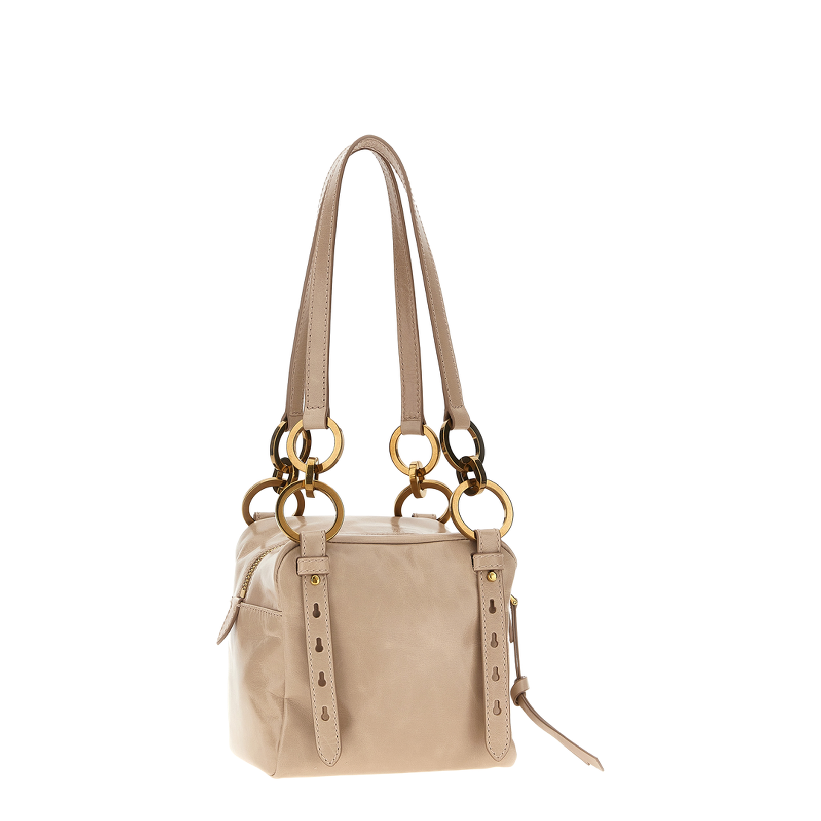 Dangle Mini Leather Top-Handle Bag
