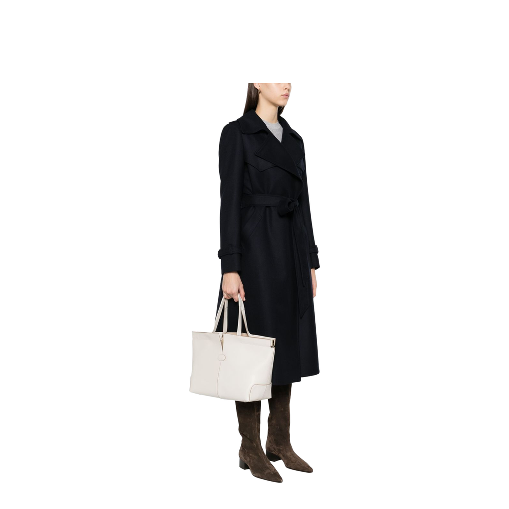 Di Bag Folio in Leather Medium-Small