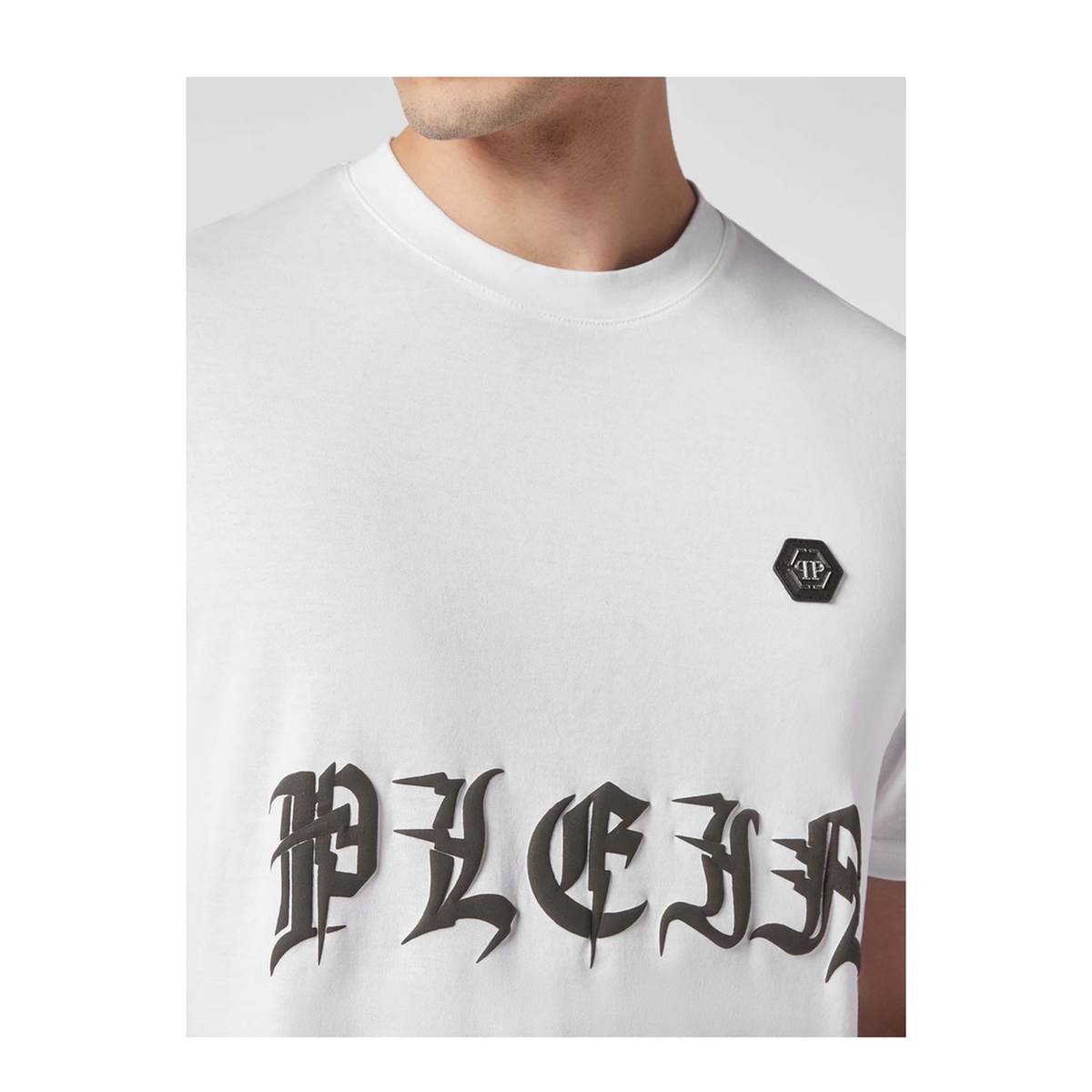 MAYFEYR - PHILIPP PLEIN - White T Shirt - PACCMTK6295PJY002N