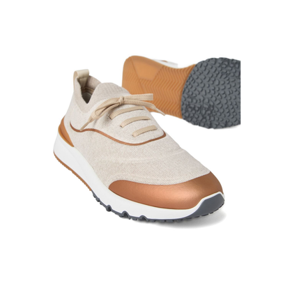 Knit Runners in Ecru