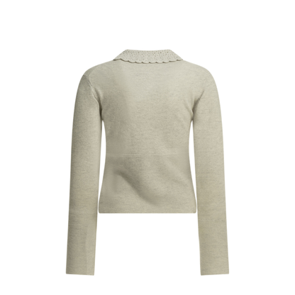 MAYFEYR - Chloè - Polo Sweater With Logo - CH26AMC1671100N