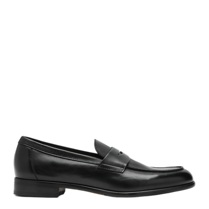 MAYFEYR - Doucal's - Black Penny Loafer In Leather - DU3400STRAUY188NN00