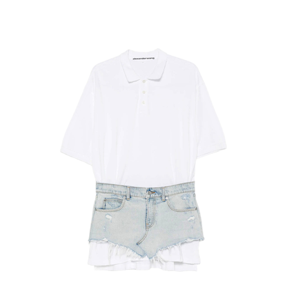 MAYFEYR - Alexander Wang - Pre-Styled Denim Polo Dress - 4DC3266121494C
