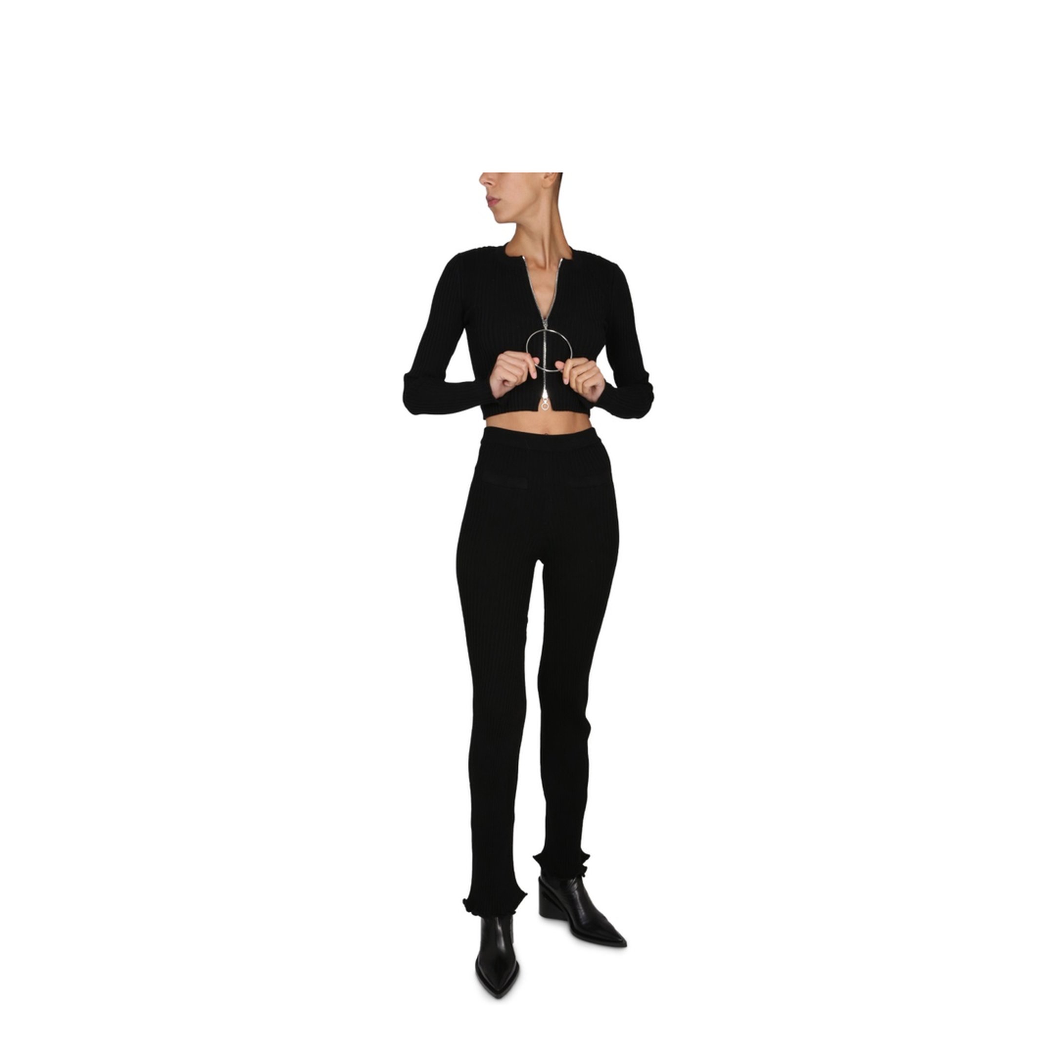 MAYFEYR - PACO RABANNE - Flare Leggings - 22AMPA140ML0027P001