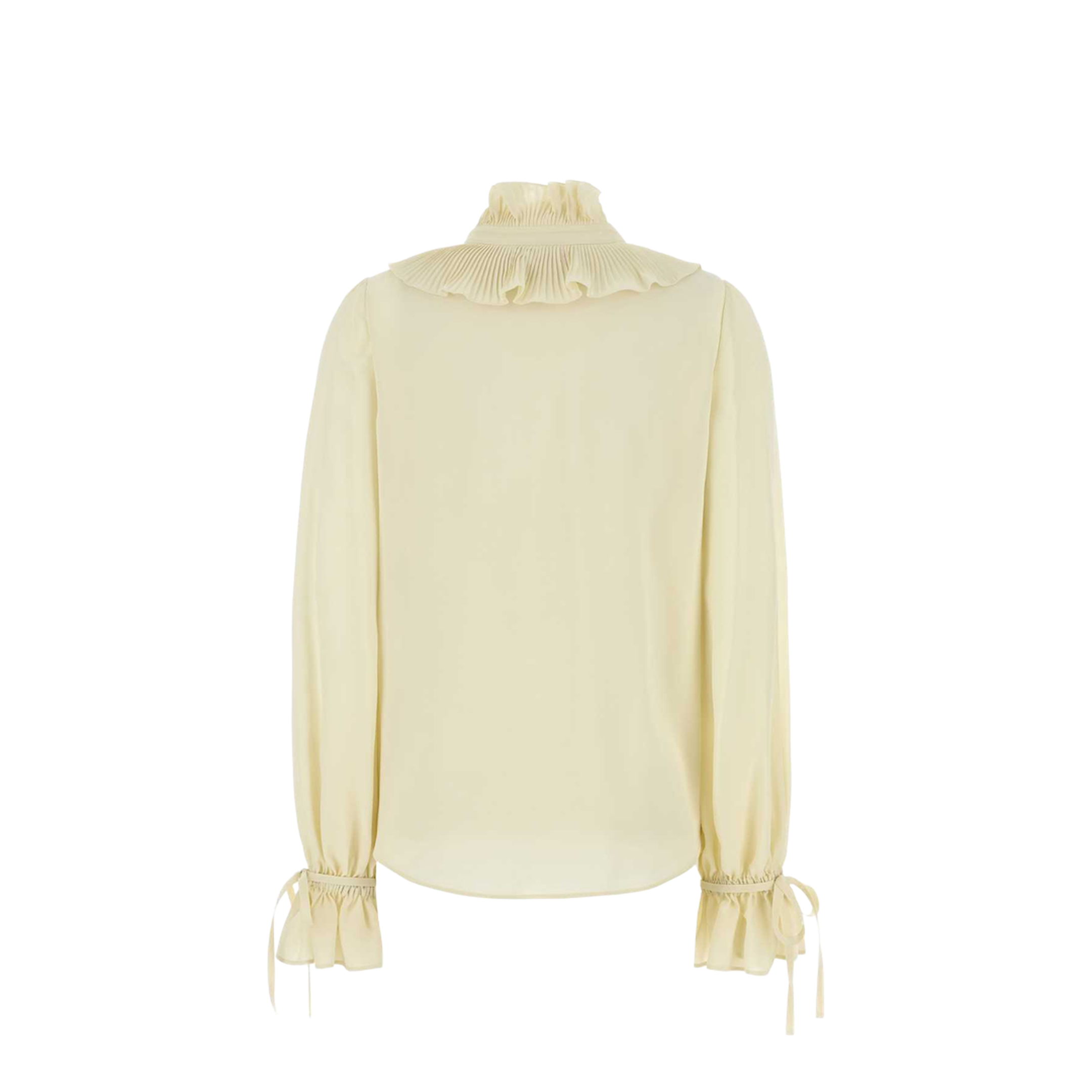 Cream Crepe Shirt