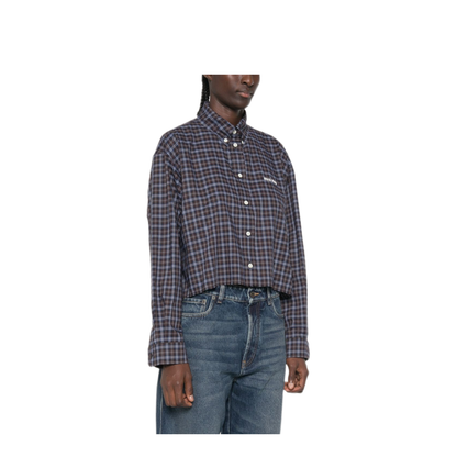 MAYFEYR - Miu Miu - Shirts Navy - MK165919U3F057W