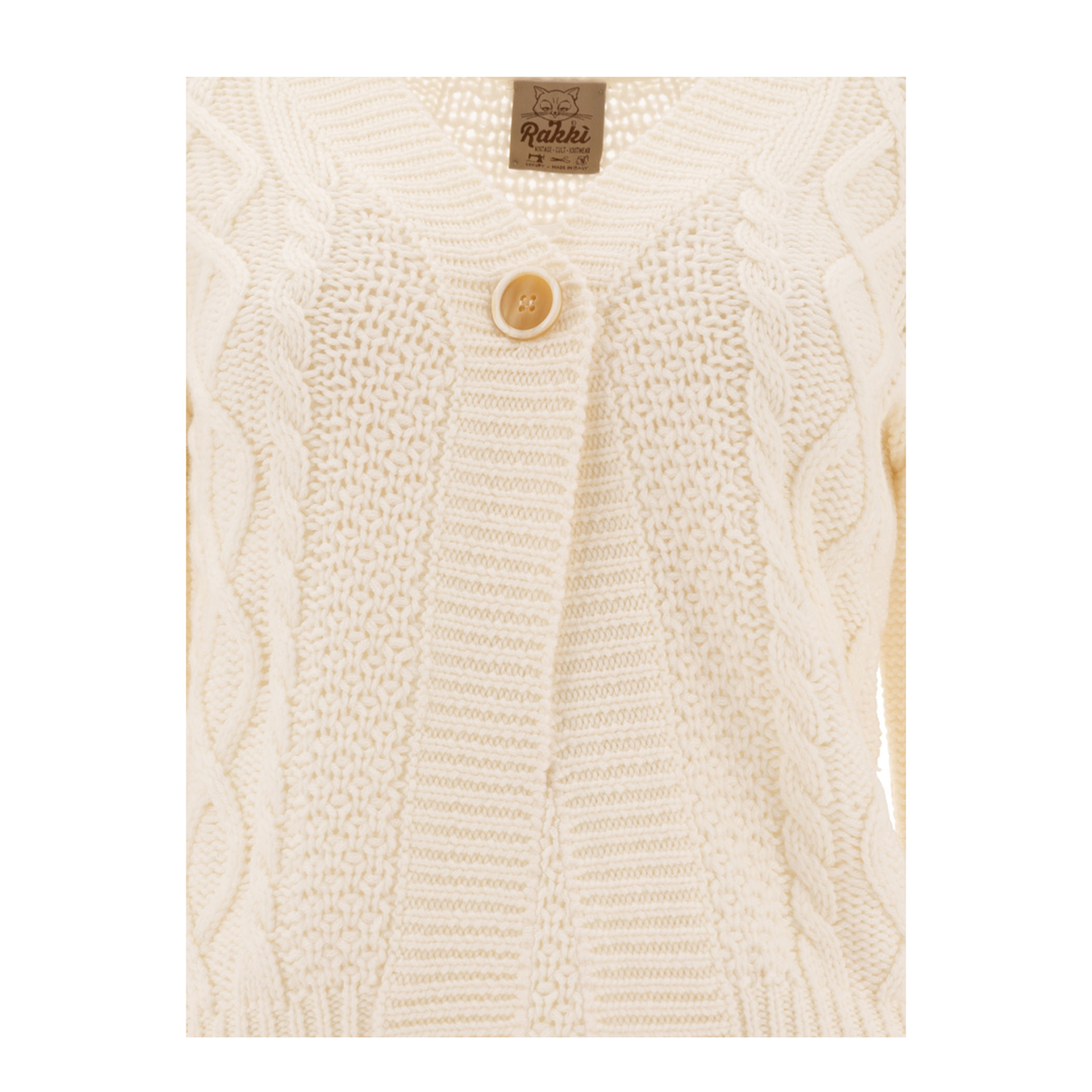 MAYFEYR - Rakkì - Souffle Cardigan - SOUFFLECARDIGANWVBIANCOLANA