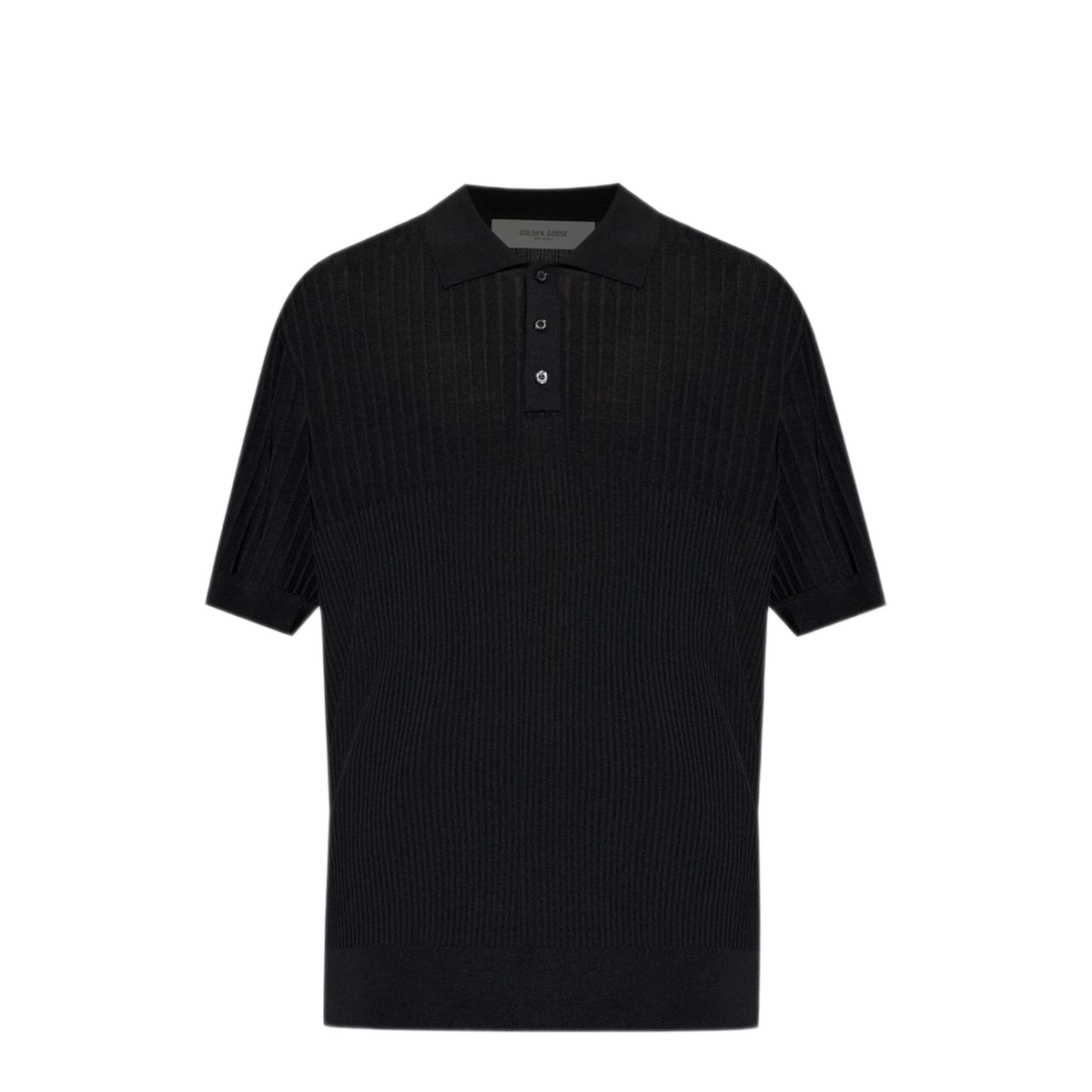 MAYFEYR - Golden Goose - Ribbed Polo Shirt - GMP01412P00240090100