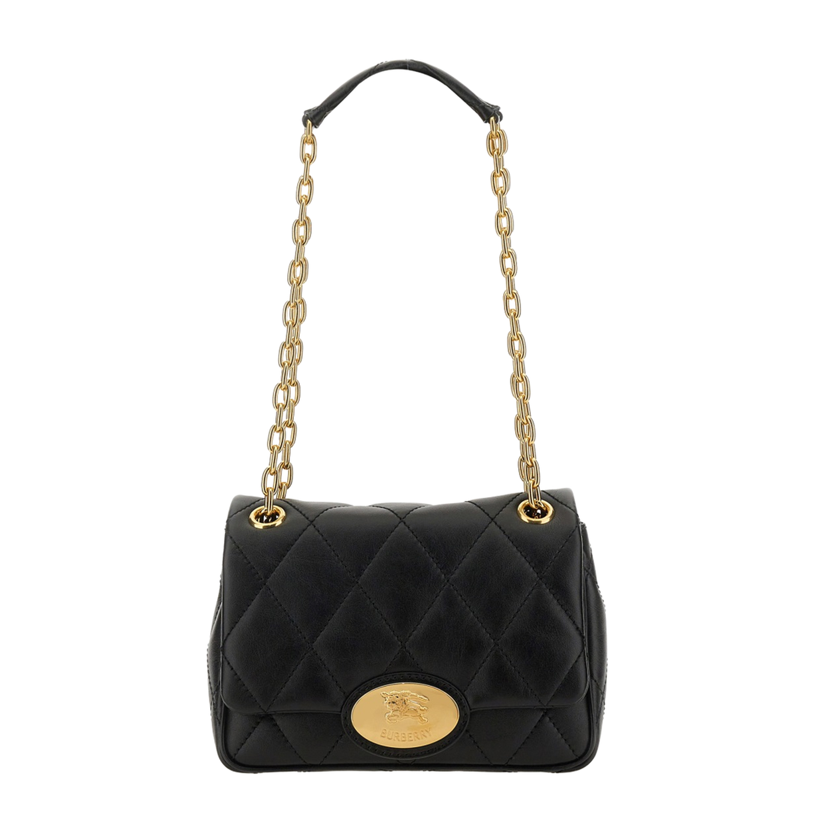 Black Quilted Crossbody Bag