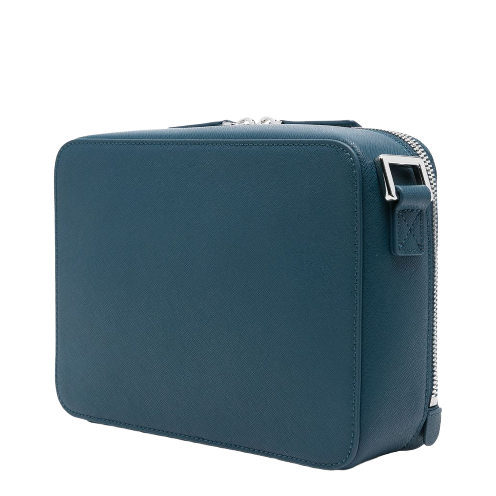 Regenerated Saffiano Leather Mini Camera Bag