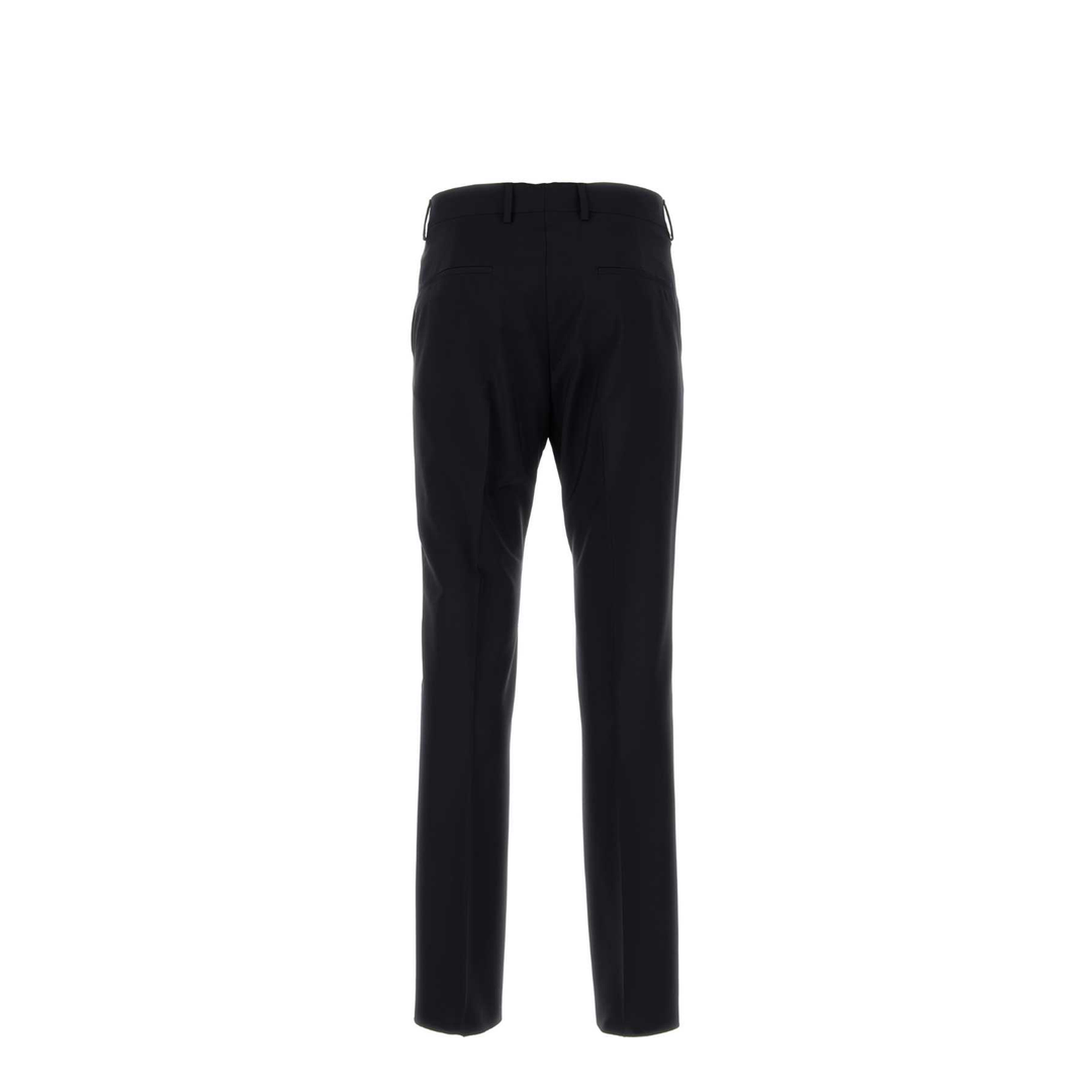Midnight Blue Wool Blend Pants