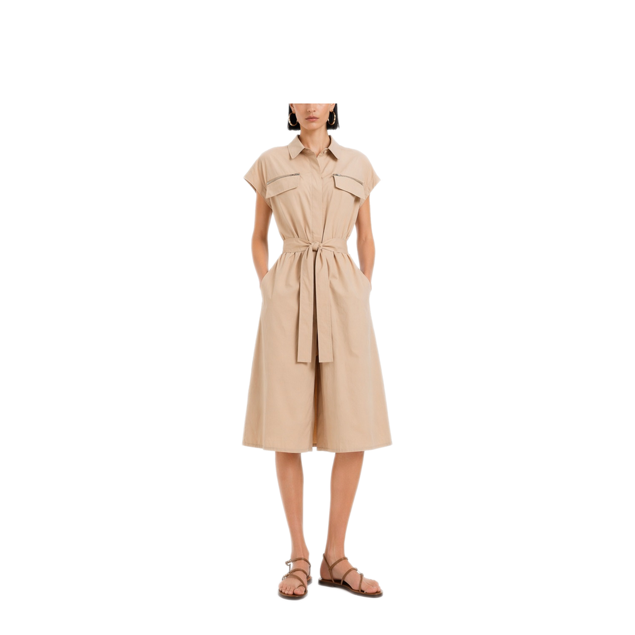 MAYFEYR - Fabiana Filippi - Sleeveless Dress With Belt - ABD276F618L5820157