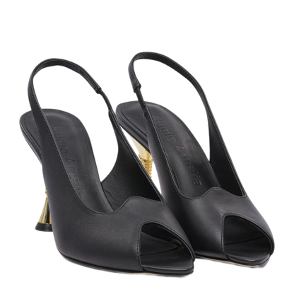 MAYFEYR - Studio Amelia - Helix 90Mm Slingback - F848CFSHELIX90BLK