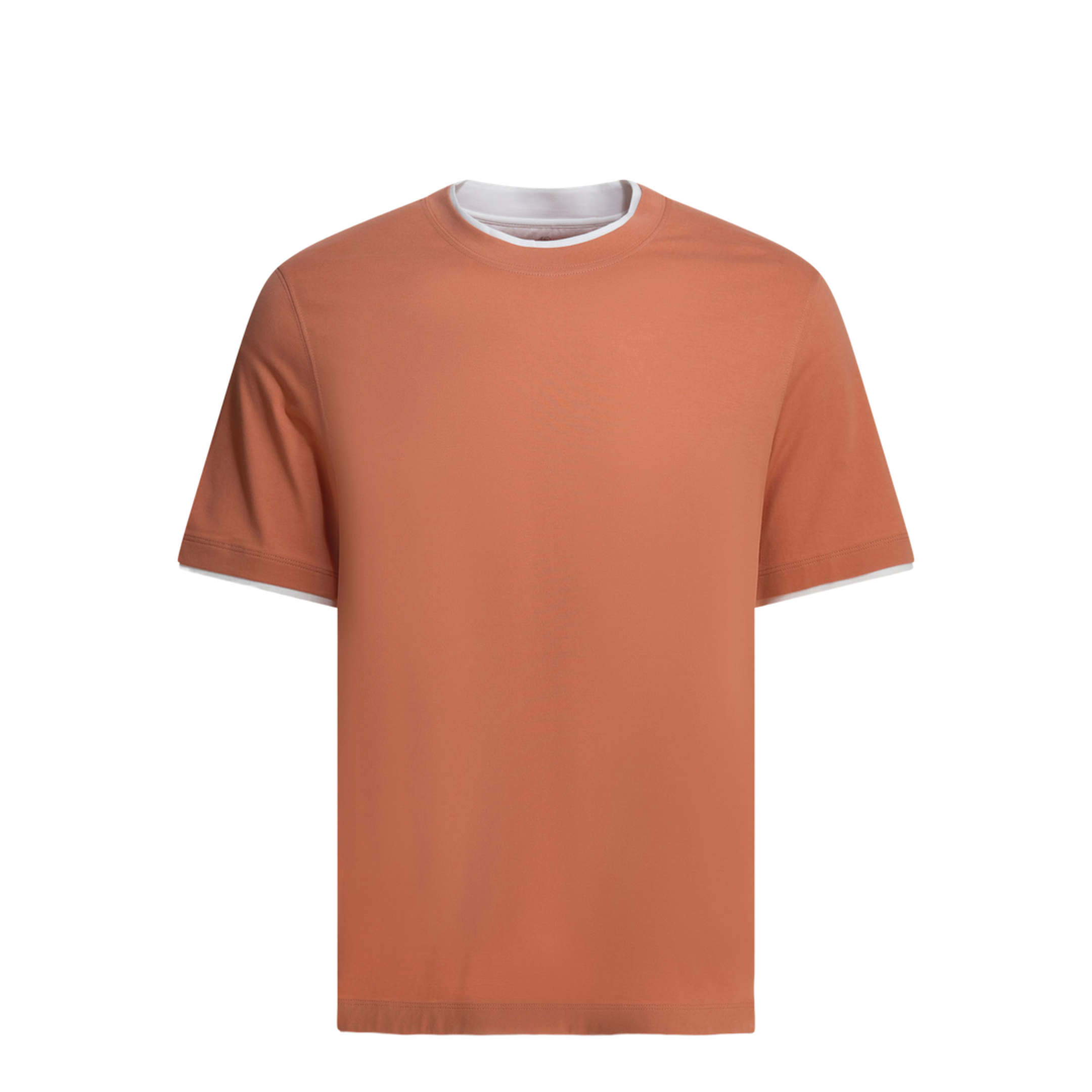 Faux Layering Crewneck T-Shirt