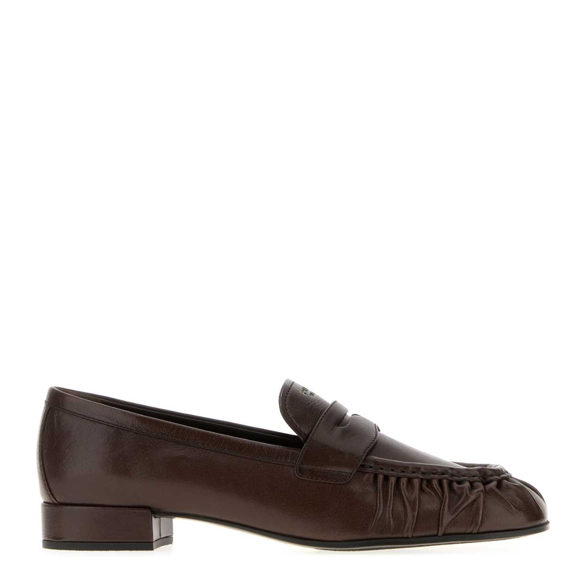 MAYFEYR - Prada - Brown Leather Loafers - 1D175OF020007F0003