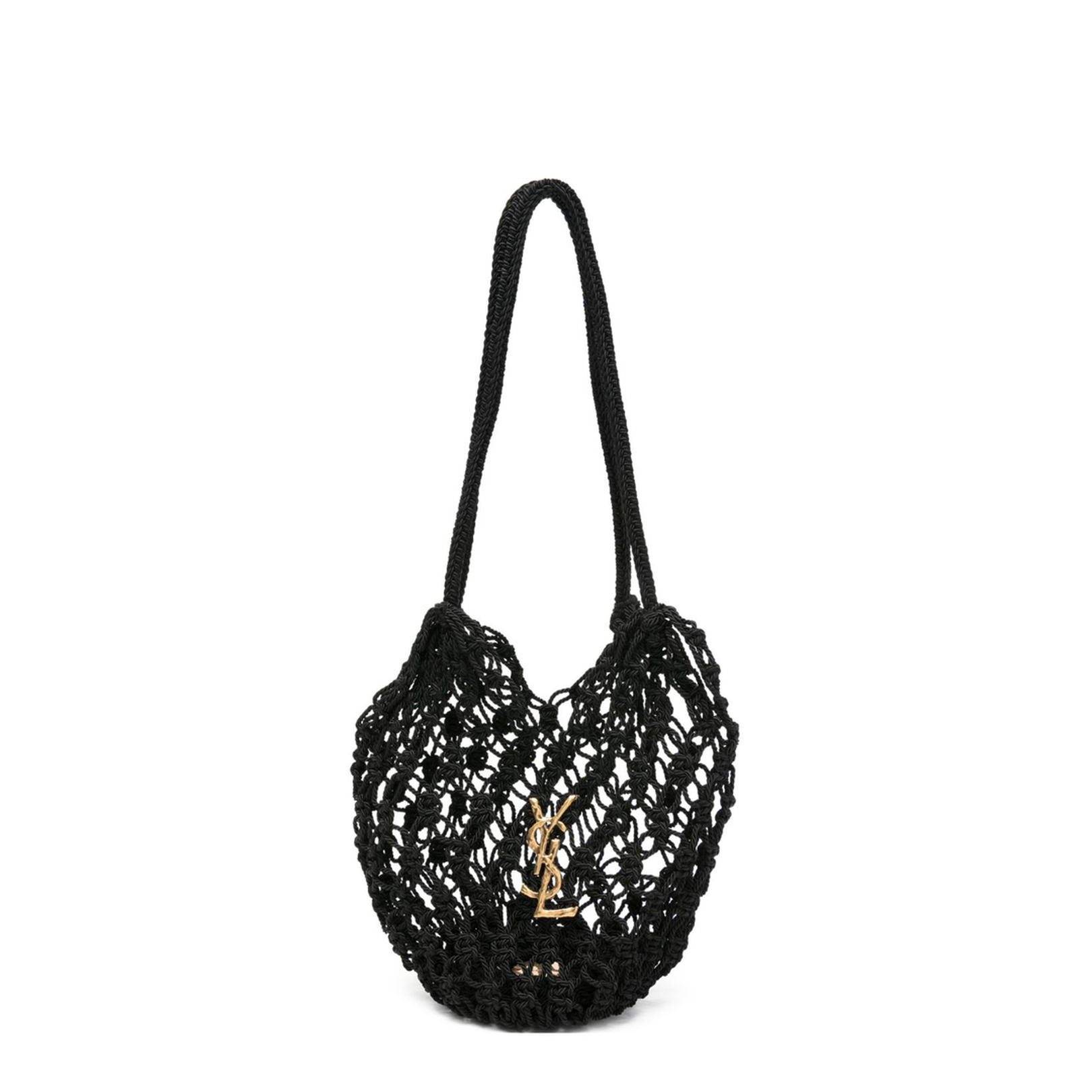Cassandre Large Crochet Tote Bags - Black
