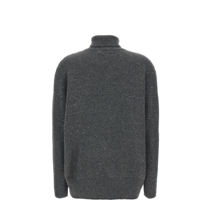 Cashmere And Silk Turtleneck Sweater
