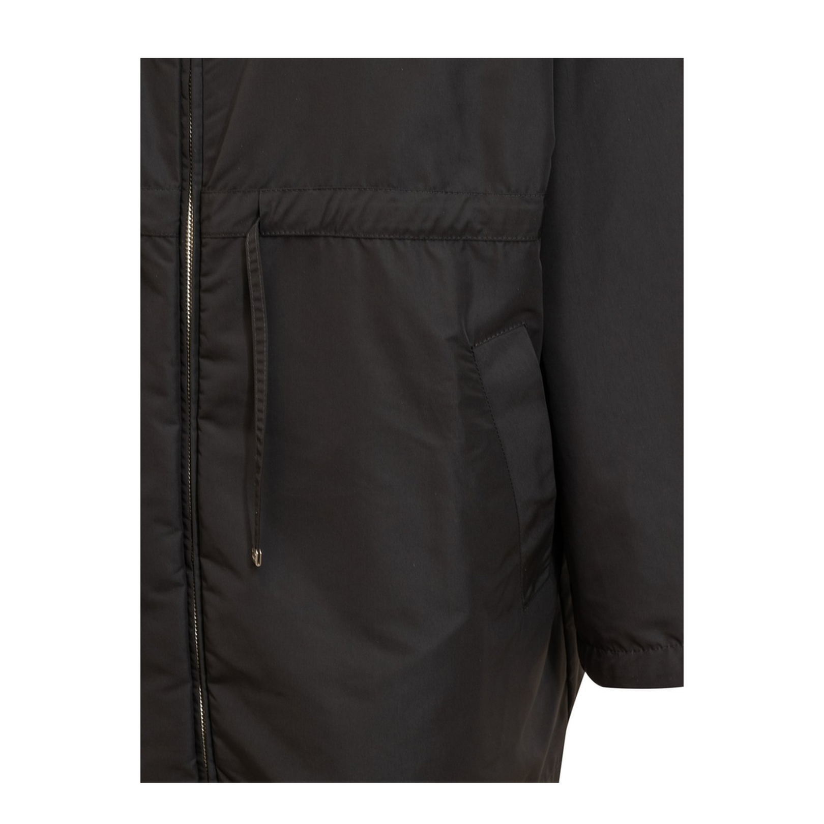 Black Saverne Hooded Parka
