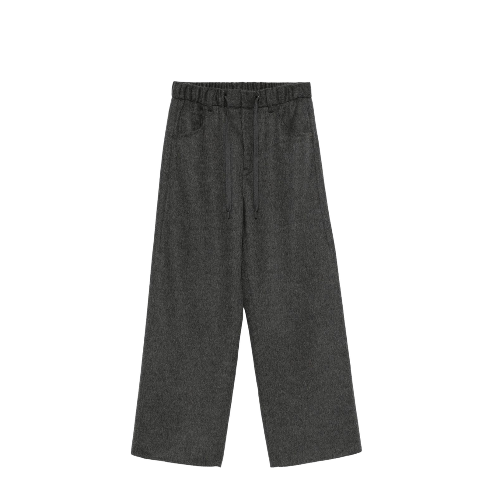 Wool Drawstring Trousers