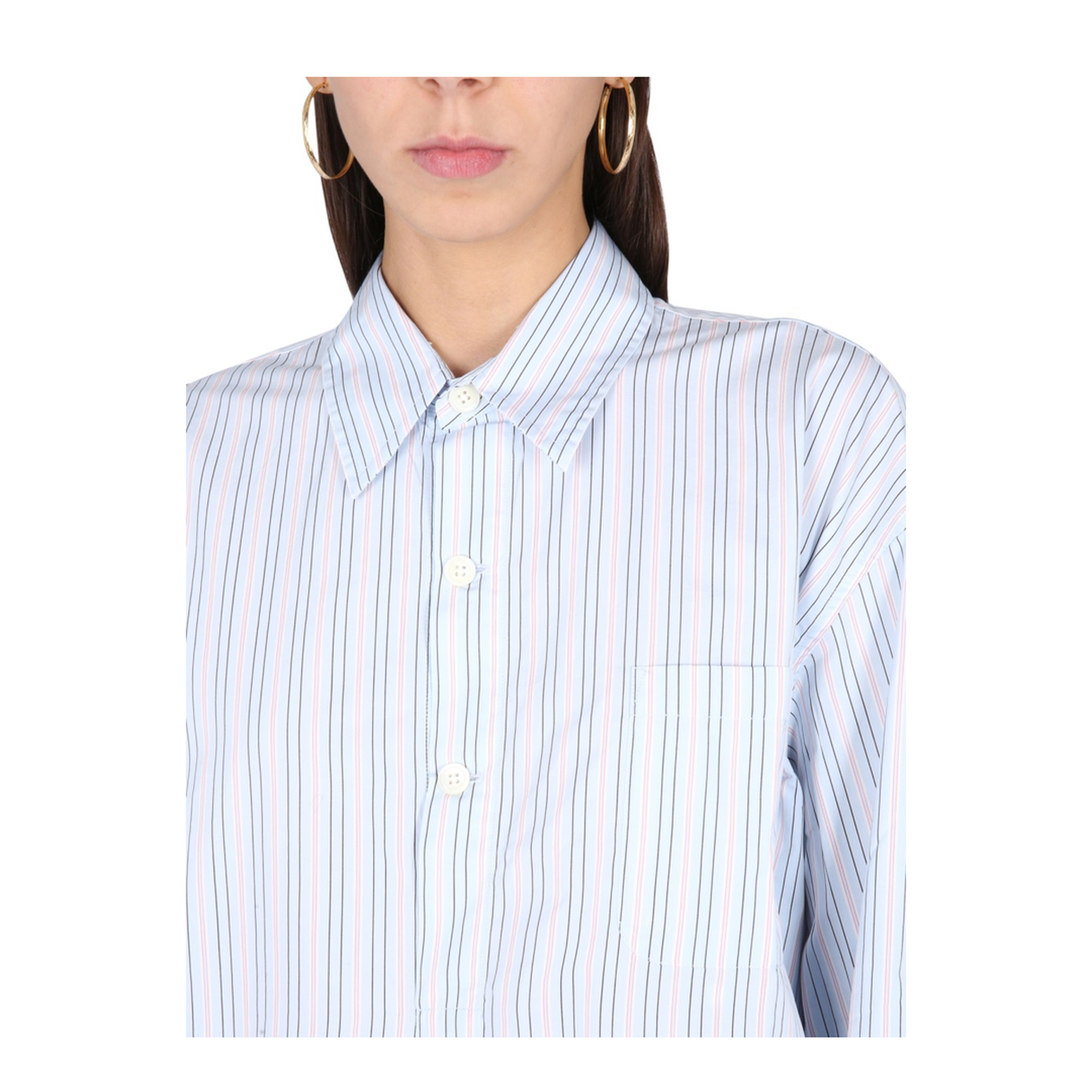 Shirt With Stripe Pattern