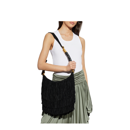 MAYFEYR - Balmain - Hobo Medium Shoulder Bag - GN0BT053LWSF0PA