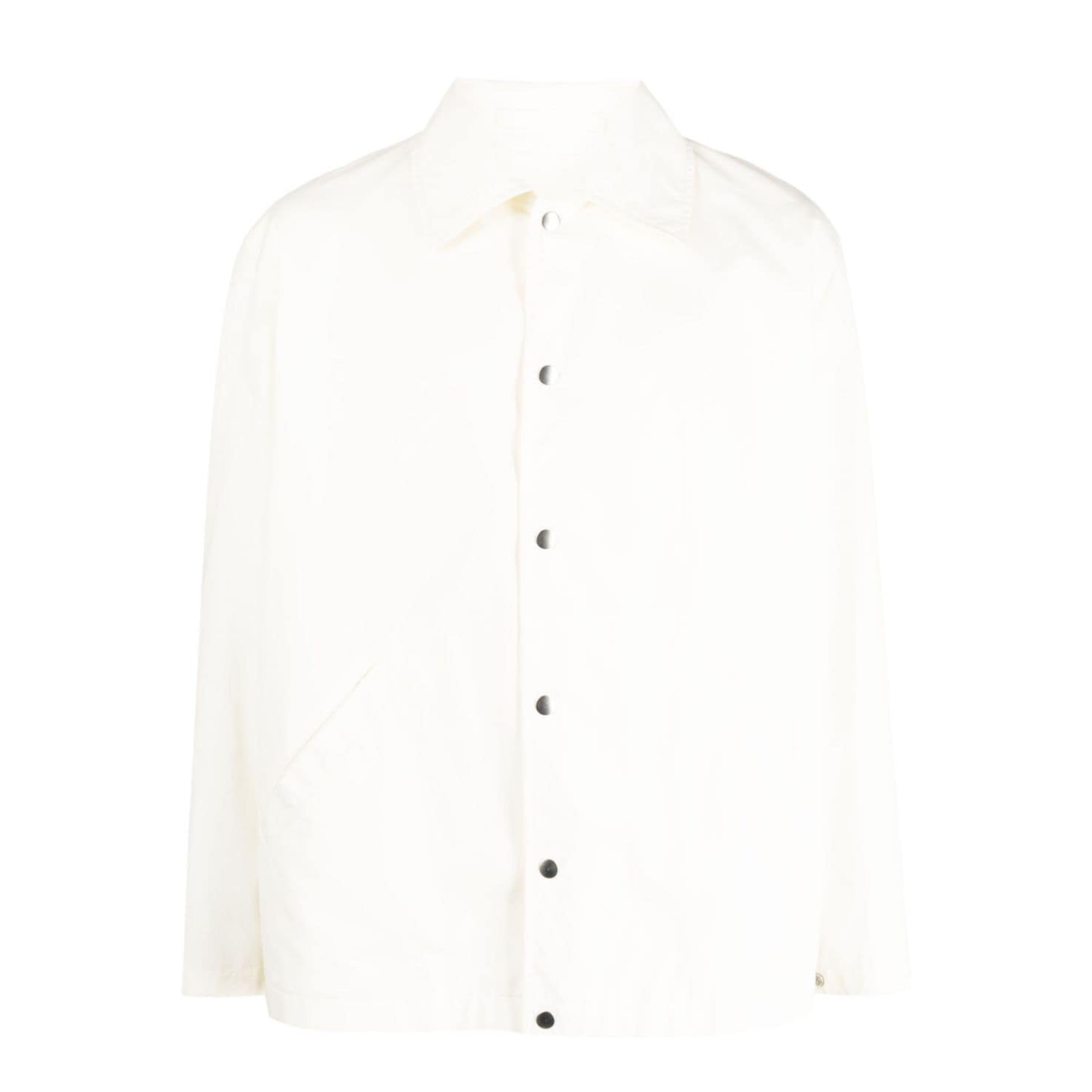 Logo-Print Cotton Shirt Jacket