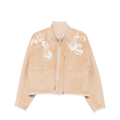 MAYFEYR - Ermanno Firenze - Jackets Beige - D49ED036E9BMFB78