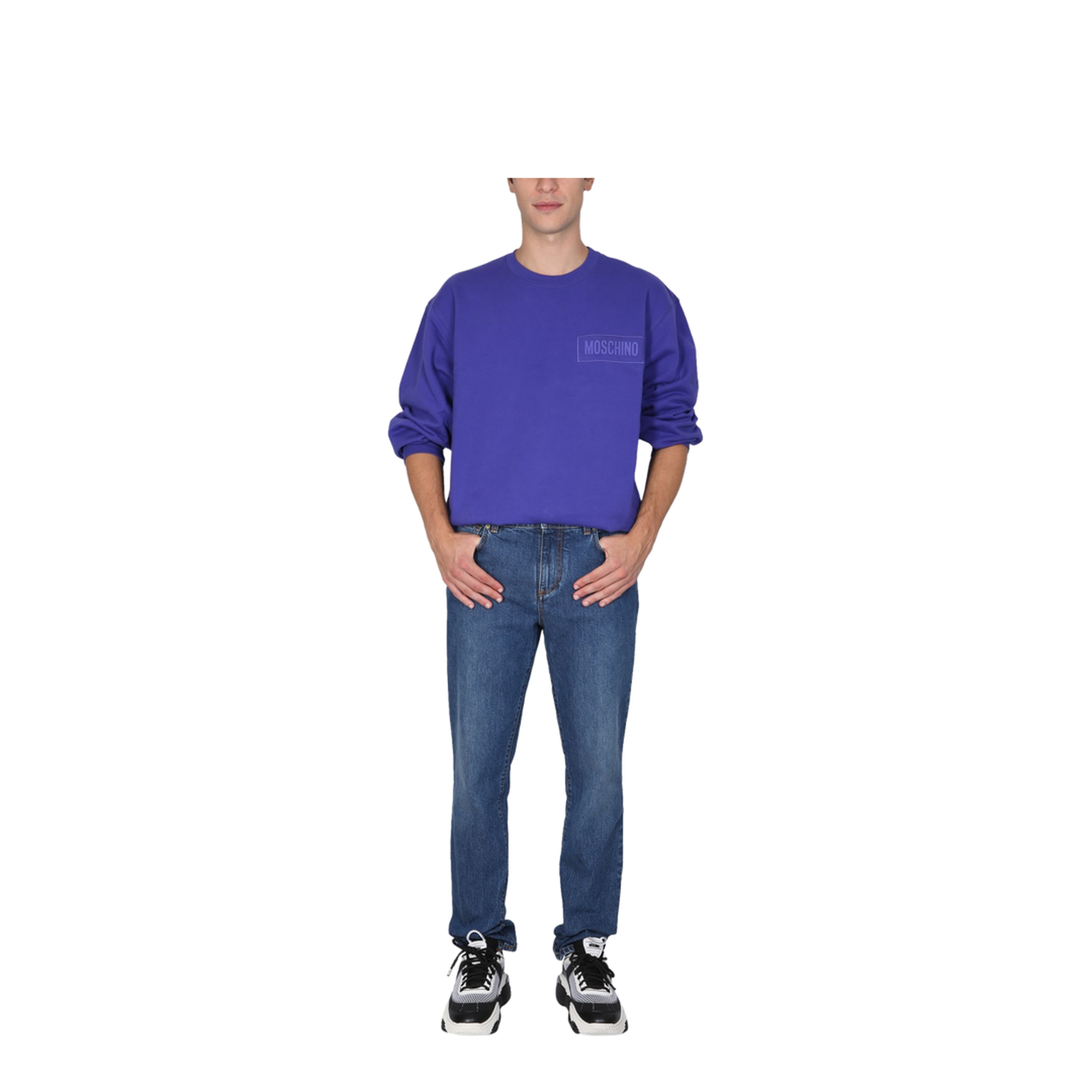 Sweatshirt with Logo Patch