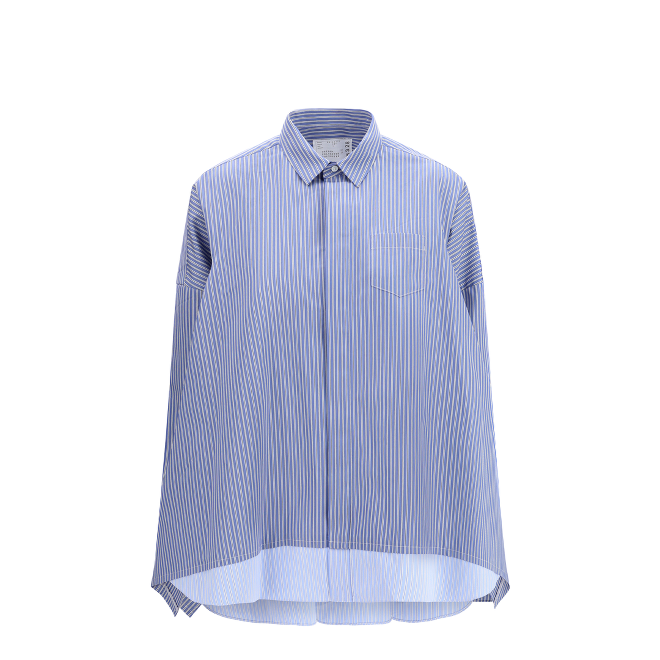 トップス sacai stripe poplin shirts 3 Sacai Striped Poplin Shirt – MAYFEYR