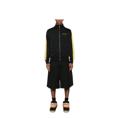 MAYFEYR - Palm Angels - Classic Logo Color Track Jacket Black - Yellow - PMBD058F25FAB0011018