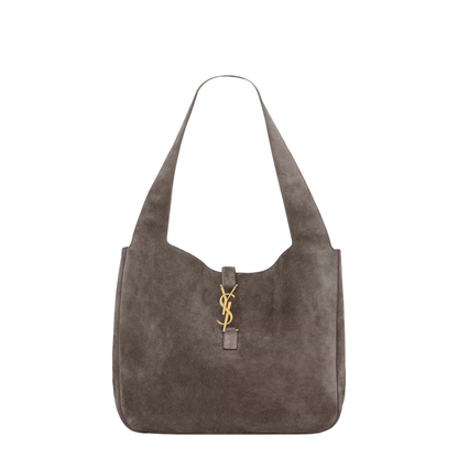 Bea M Suede Shoulder Bag - Urban Grey