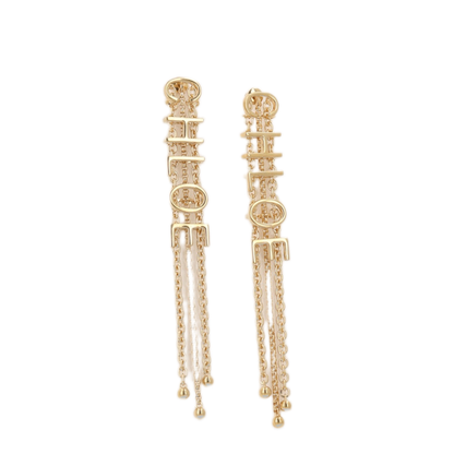 MAYFEYR - Chloè - Logo Pendant Earrings - 26AJE14CB79DC