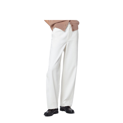 White Cotton Trousers