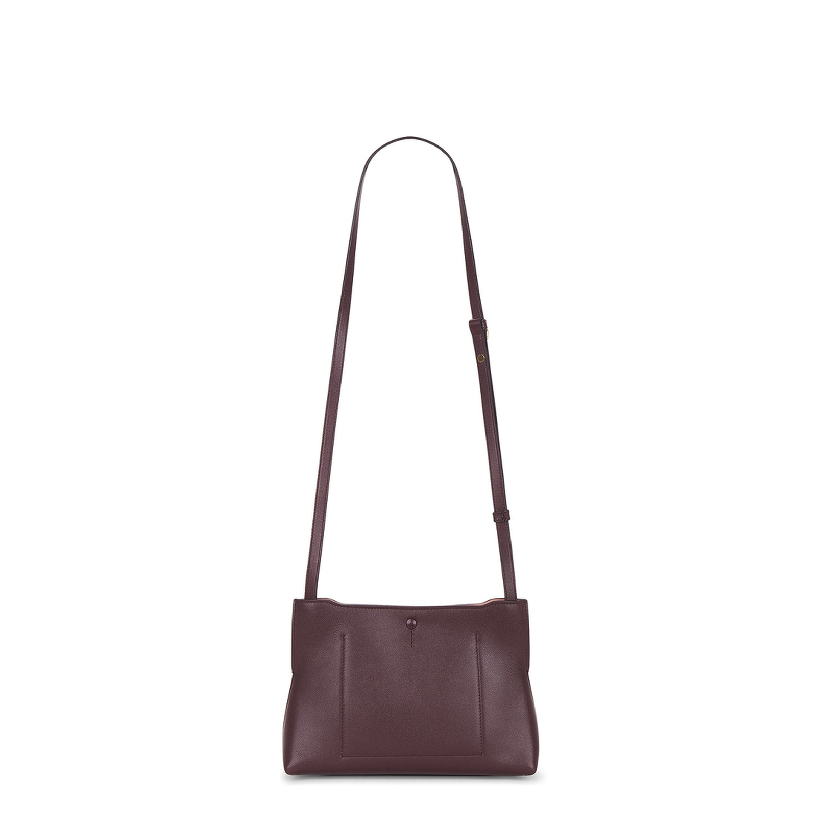 Day Flat Pochette Bag in Burgundy