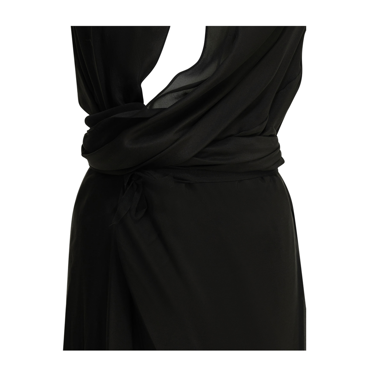 MAYFEYR - Maison Margiela - Draped Silk Midi Dress - S29DD0066M35850900