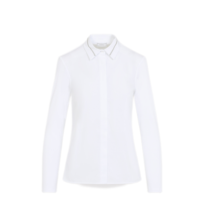MAYFEYR - PESERICO - Bimaterial Shirt - A06699J0A8928A00