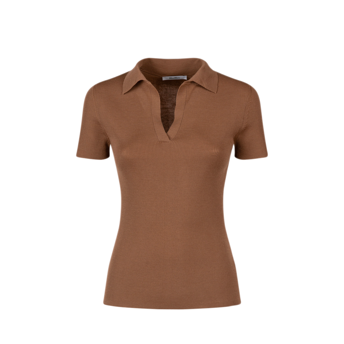 MAYFEYR -  - Rib-Knit Wool Polo Shirt - MXMALBERO