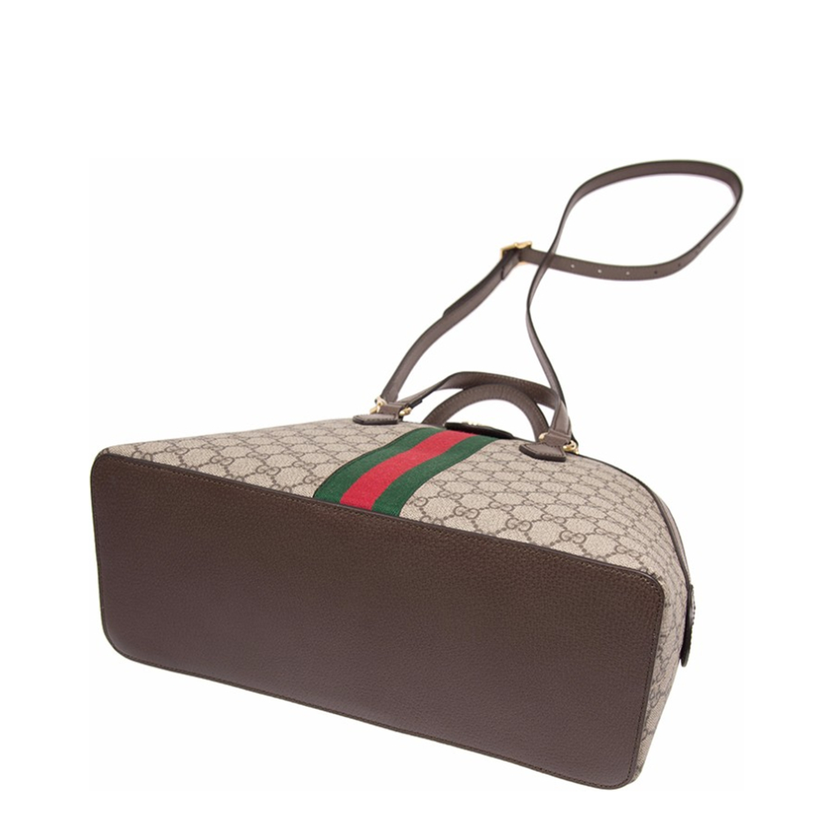 Ophidia Medium Cotton Handbags - Beige