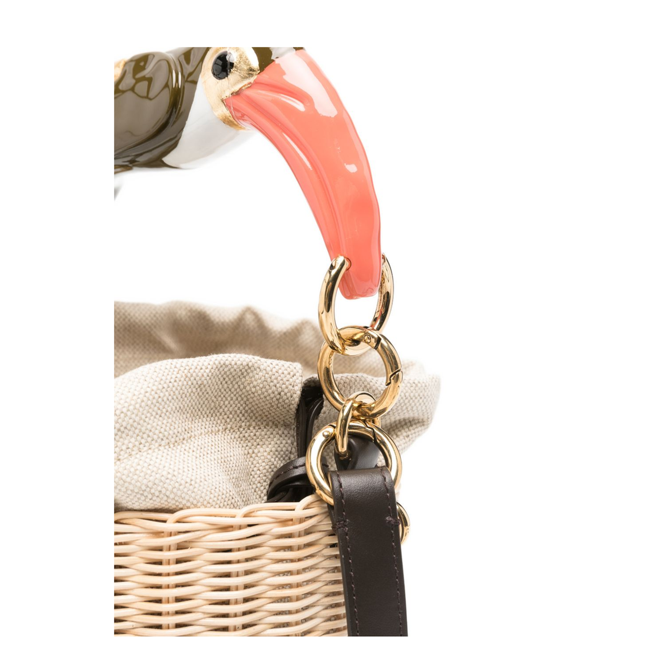 MAYFEYR - Chloè - Tropicus Bucket Bag In Wicker Beige - CH26US646S0424P