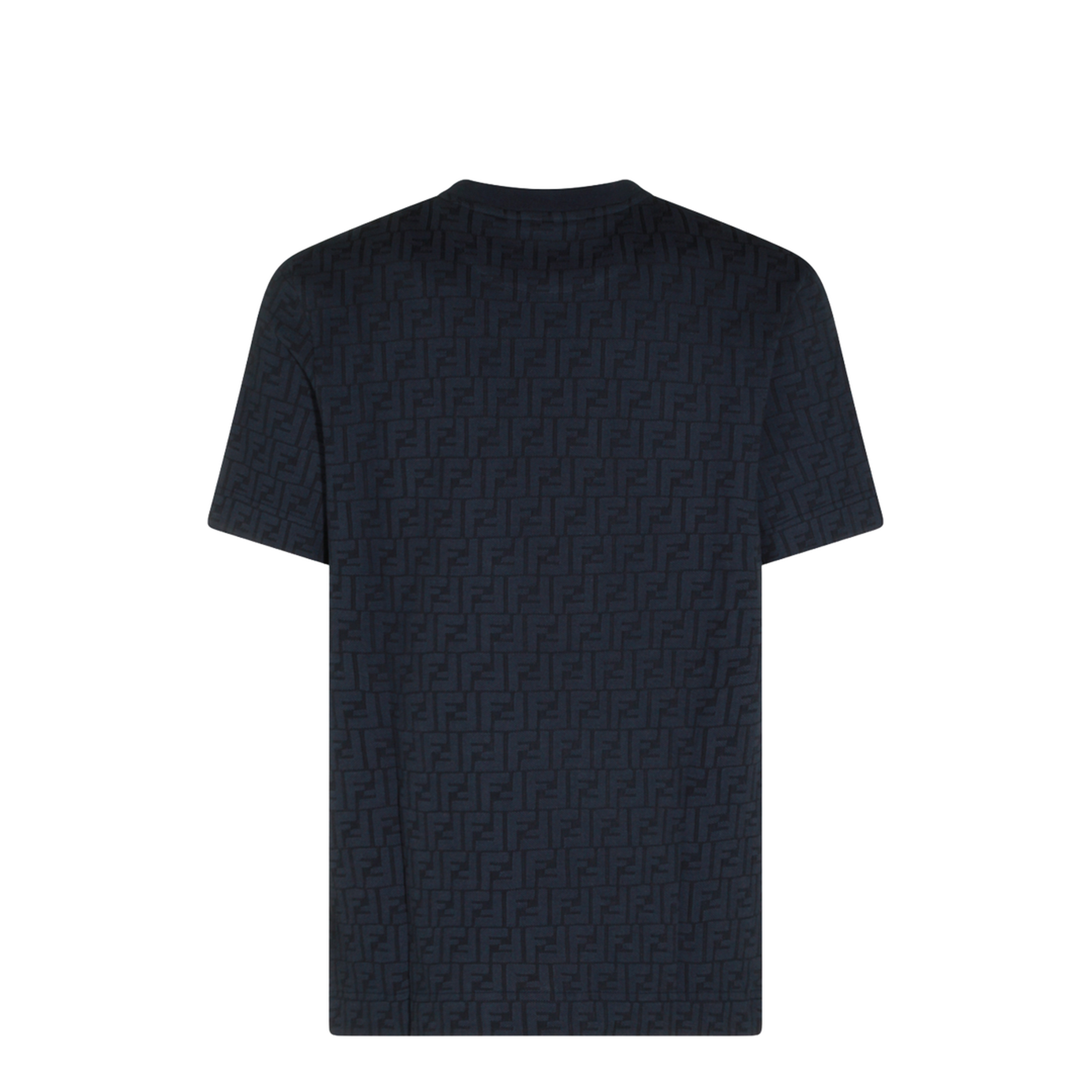 MAYFEYR - Fendi - Deep Blue Cotton T-Shirt - FY0936AUR1F0QA2