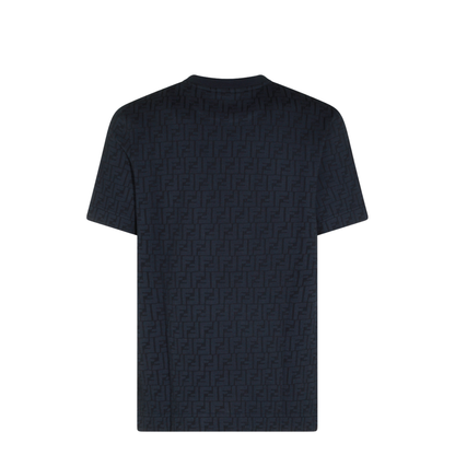 MAYFEYR - Fendi - Deep Blue Cotton T-Shirt - FY0936AUR1F0QA2