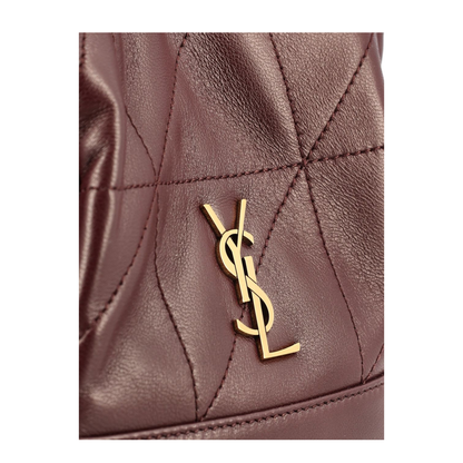 Jamie Mini Lambskin Shoulder Pouch - Rouge Cabernet