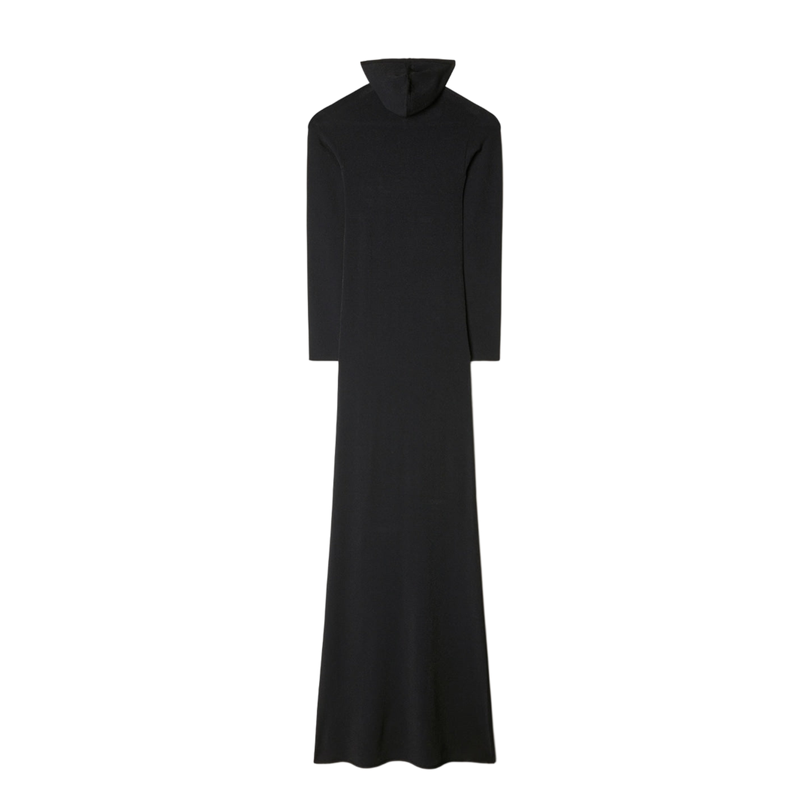Floral-Appliqué Hooded Dress