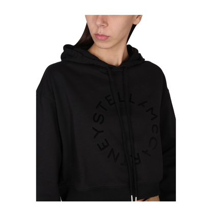 Cropped Sweatshirt with Logo