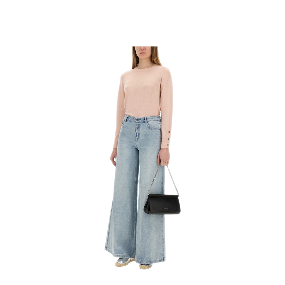 MAYFEYR - MICHAEL BY MICHAEL KORS - Wool Jersey Sweater - MS460XH4VR696ROSEWATER