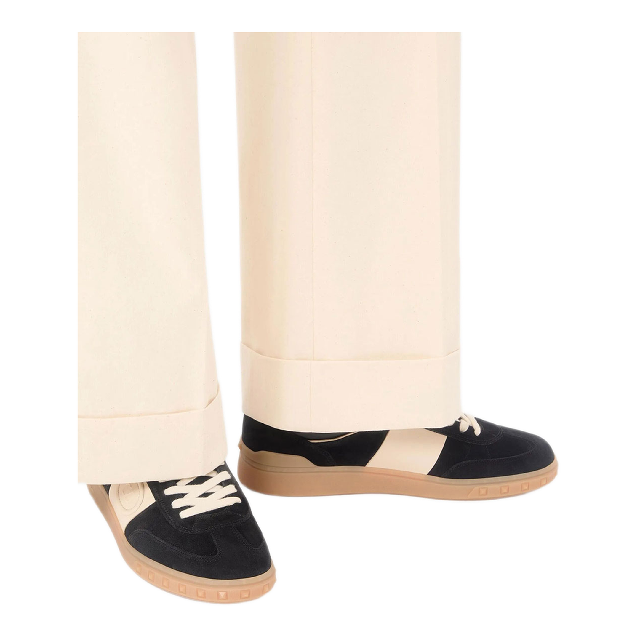 MAYFEYR - Valentino - Upvillage Split And Nappa Leather Sneakers - YS0H77LALCHQ