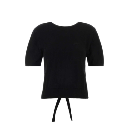 MAYFEYR - Ganni - Sheer Cotton Back Tie Top - A1070257099