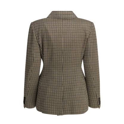MAYFEYR - Max Mara - Double Breasted Houndstooth Blazer - 2621916091600MXMECCELSO001