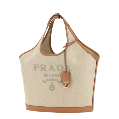 Sand Canvas Handbag