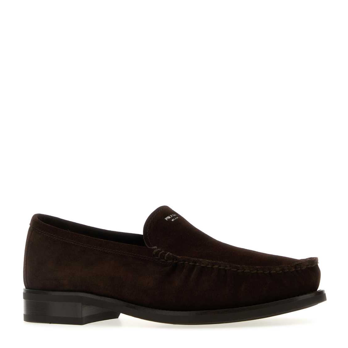 MAYFEYR - Prada - Dark Brown Suede Loafers - 2DB229FX000103F0003